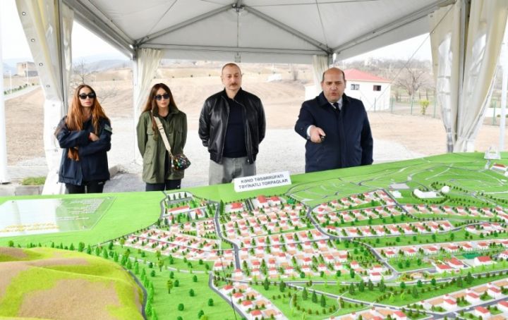 Talış kəndində yeni evlər inşa olunub