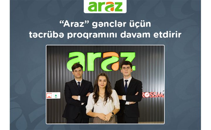 “Araz” supermarketlər şəbəkəsi gənclər üçün təcrübə proqramını davam etdirir