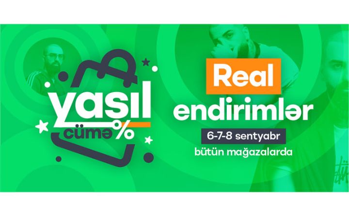 "İrşad"ın Yaşıl cümə kampaniyası real endirimlər təklif edir - 3 gün 70%-dək endirim olacaq!