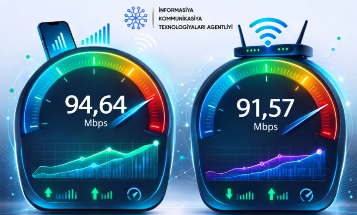 “Speedtest Global Index”: Azərbaycanda internetin sürəti illik müqayisədə artıb