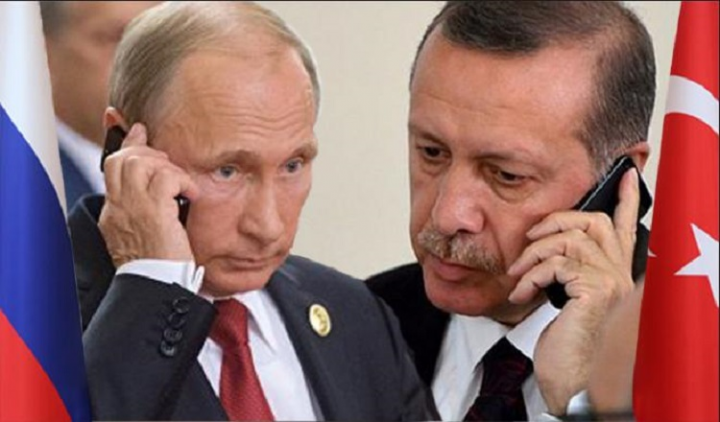 Ərdoğan Putin ilə danışdı